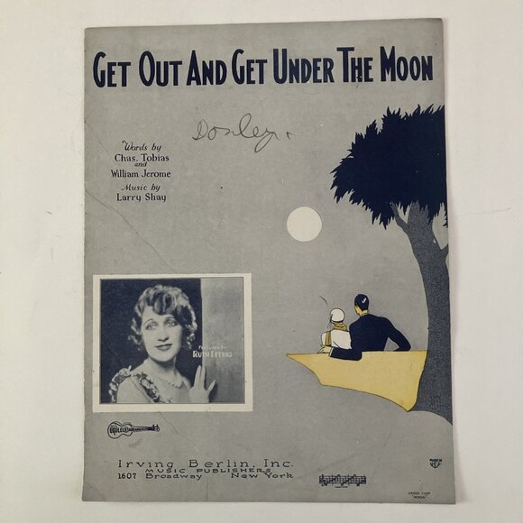 1920s 1930s Vintage Sheet Music  Mickey Rooney Judy Garland Indian Love Call - Picture 2 of 16